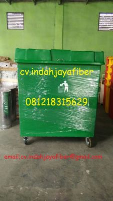 jual tong sampah fiber dan stainless