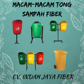 Tong Sampah Fiber 