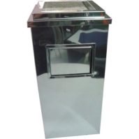 tempat sampah stainless kotak