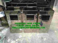 jual tong sampah stainless kotak