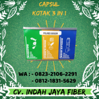 Tong Sampah Capsul Kotak 3 in 1