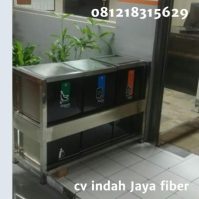 Tempat sampah kotak 3in1