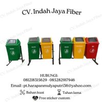 Tempat Sampah Fiber 1-3 pilah Kotak